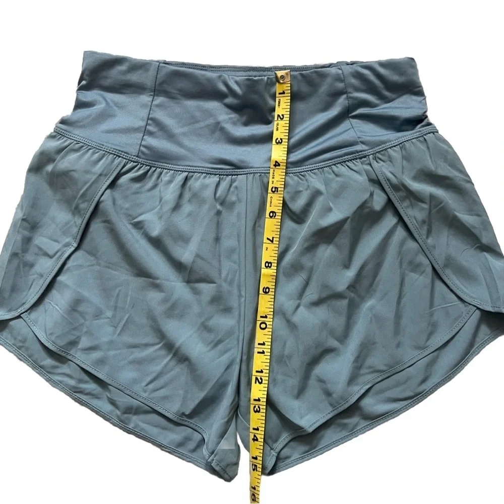 Love Tree Blue High Waisted Running Athletic Shorts NWT M